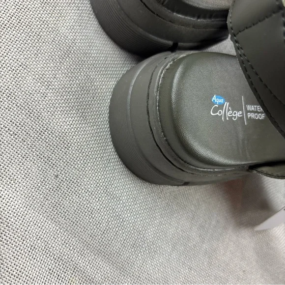 AQUA COLLEGE Womens Green Hux Round Toe Platform Slingback Sandal 11 M - Picture 5 of 12